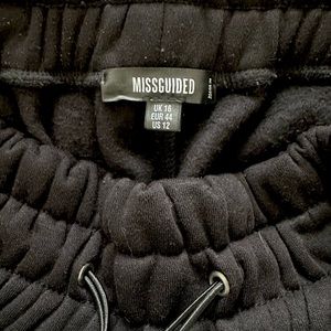 Missguided Wide Leg Cargo Sweatpants